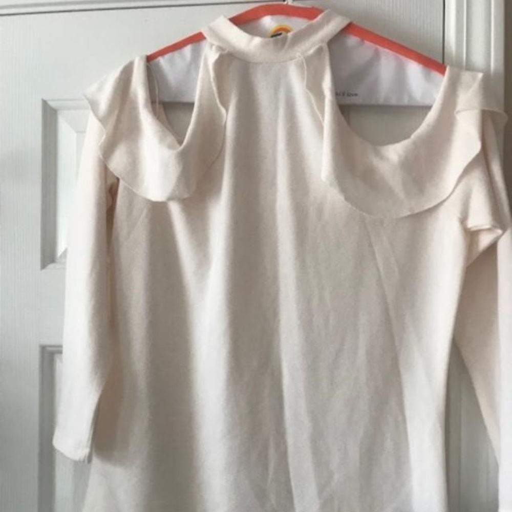 William Rast white sweater